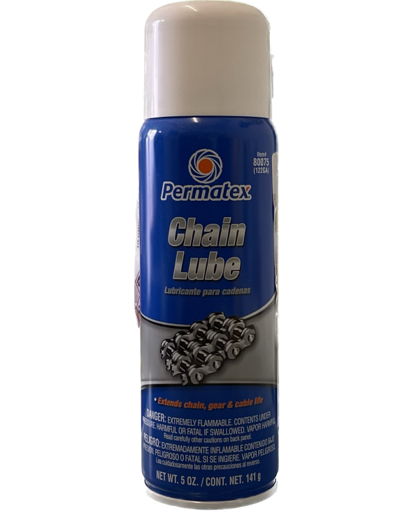 Permatex 80075 Chain Lube, 5 oz. aerosol can, Aerosol Can